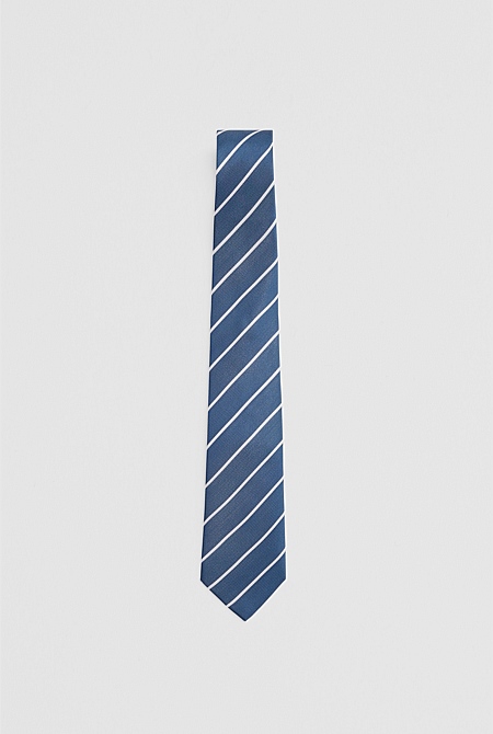 Silk Twill Stripe Tie