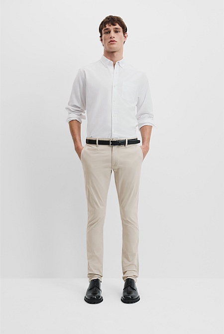 Verified Australian Cotton Slim Fit Stretch Chino