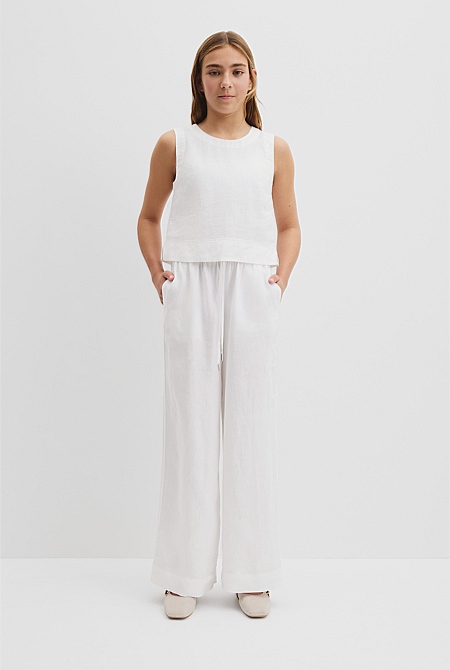 Teen Organically Grown Linen Tank
