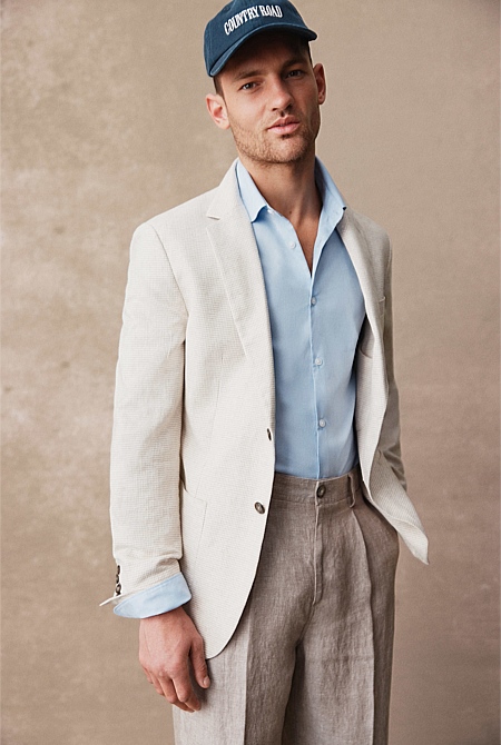 Cotton Flax Blazer