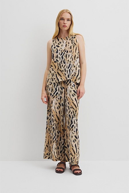 Country Road x Ngali Silk Print Tank