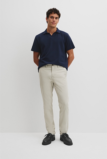Australian Cotton Tapered Fit Stretch Chino