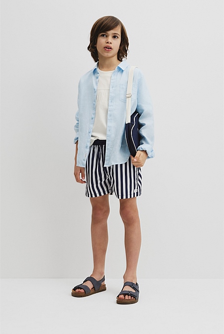 Teen Stripe Board Short