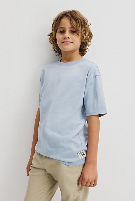 Teen Australian Cotton Relaxed Short Sleeve T-Shirt