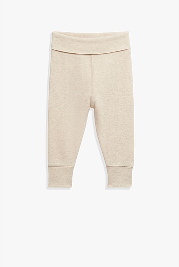 Organically Grown Cotton Fold-over Soft Pant