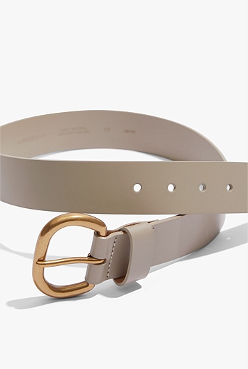 Solid Buckle Belt