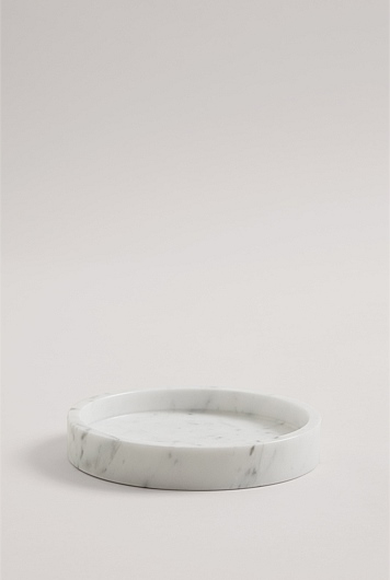 Loft Marble Round Tray