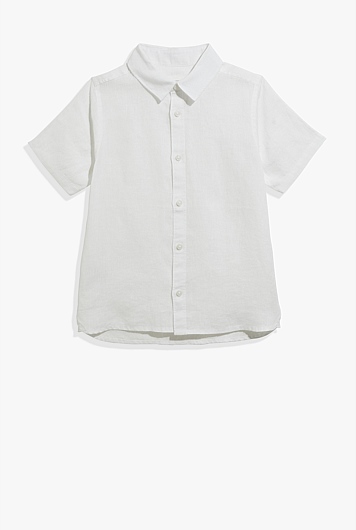 Organically Grown Linen Short Sleeve Shirt