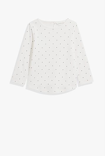 Organically Grown Cotton Pin Dot T-Shirt