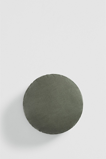 Cove Linen 41x41x8 Round Cushion