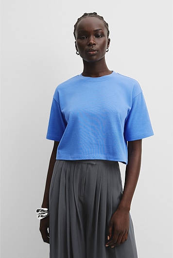 Australian Cotton Cropped T-Shirt