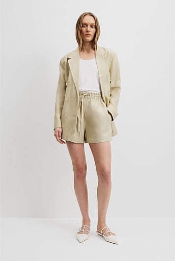 Organically Grown Linen Relaxed Short