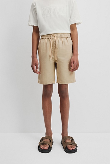 Teen Cotton Linen Short