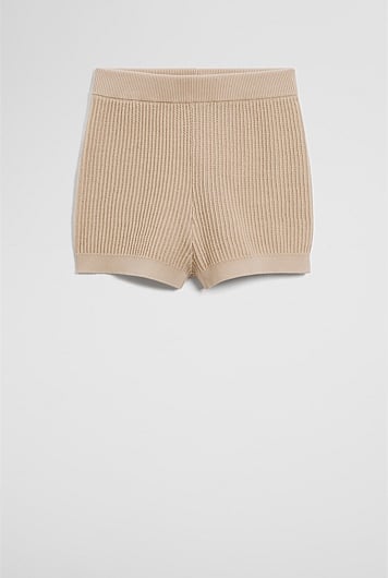 Organically Grown Cotton Knit Short