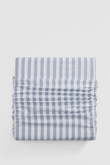 Brae Australian Cotton Stripe Queen Quilt Cover