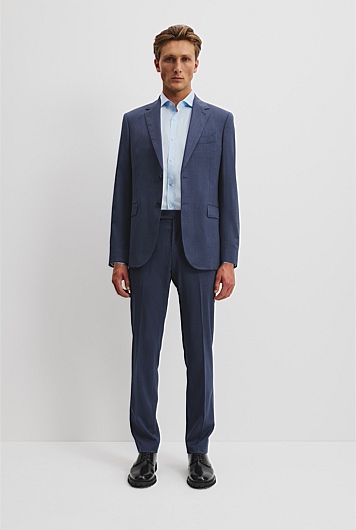 Regular Fit Italian-Woven Wool Pant