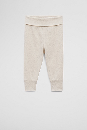 Organically Grown Cotton Fold-Over Soft Pant