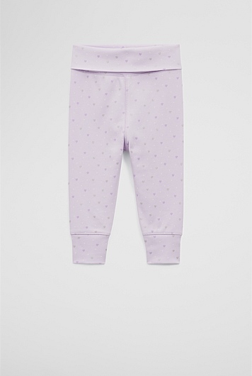 Organically Grown Cotton Fold-Over Soft Pant