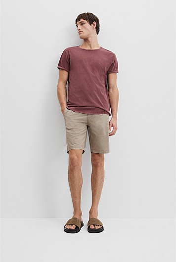 Australian Cotton Longline Garment Dyed T-Shirt