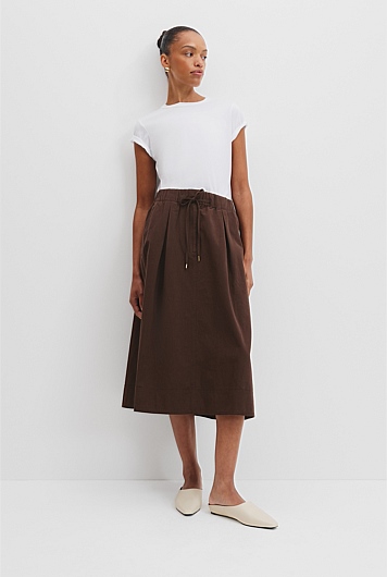 Organically Grown Cotton Pull-On Skirt