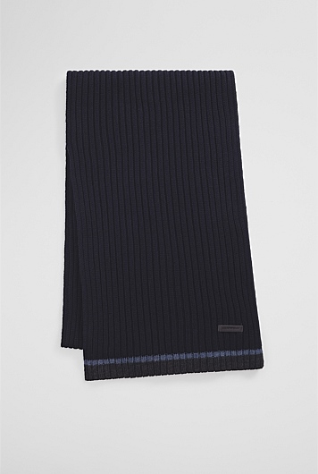 Tipped Rib Scarf