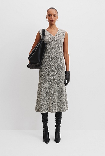 Tweed Knit Skirt