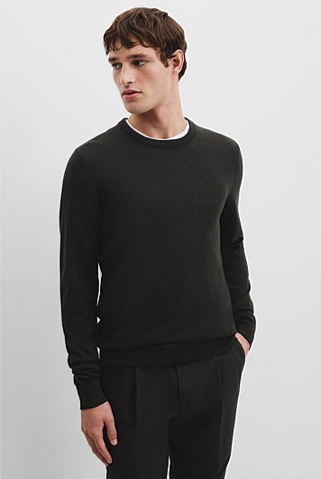 Verified Australian Merino Wool Crew Neck Knit