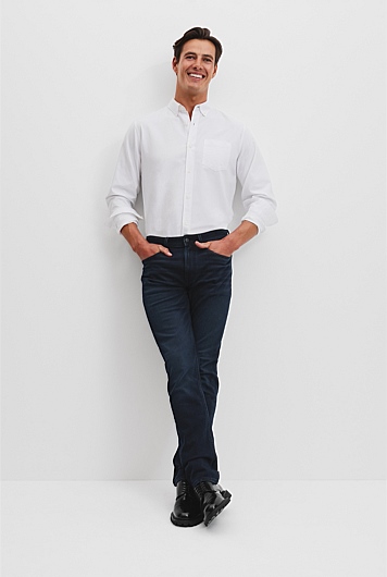 Slim Leg Cotton Jean