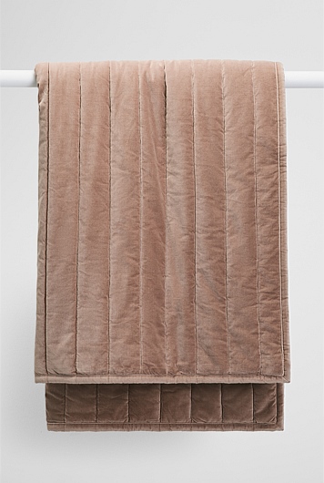 Marlon Organically Grown Cotton Sherpa Throw