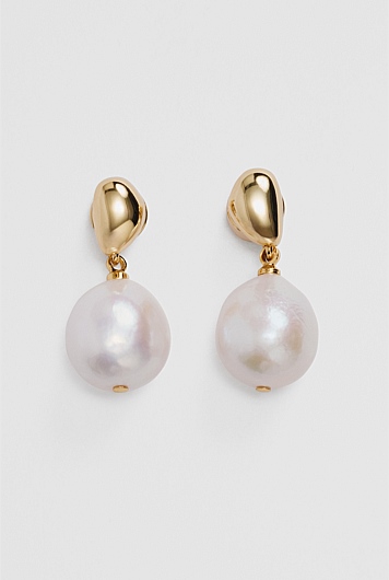 Freshwater Pearl Drop Earring