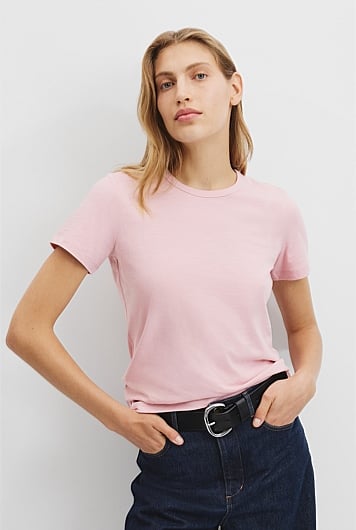 Australian Cotton Slub Short Sleeve T-Shirt