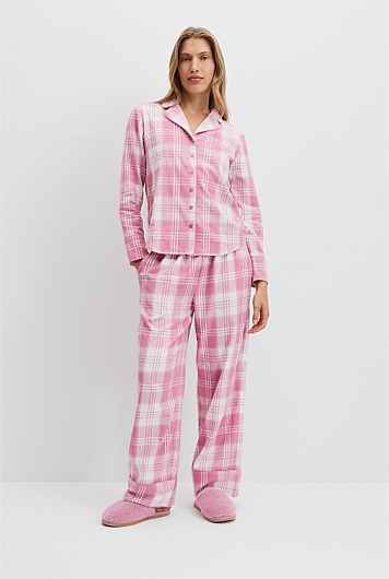 Flannel Check Pyjama Set