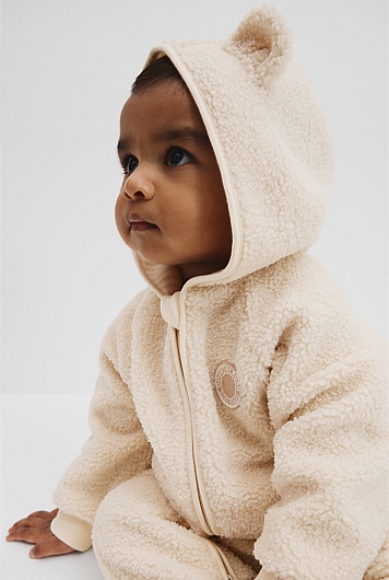 Sherpa Hooded Jumpsuit