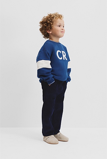Oversized Country Road Panelled Sweat