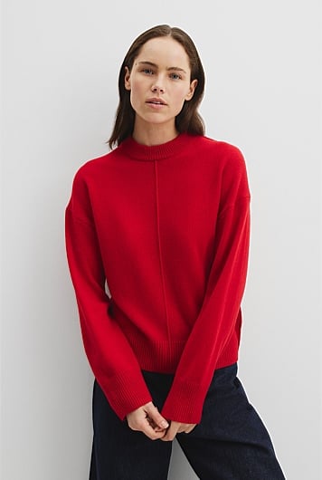 Merino Wool Crew Neck Knit