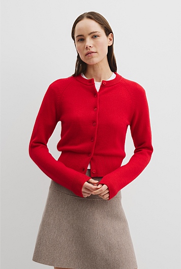 Crew Neck Cardigan