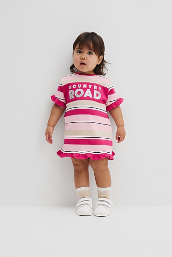 Organically Grown Cotton T-Shirt Logo Dress
