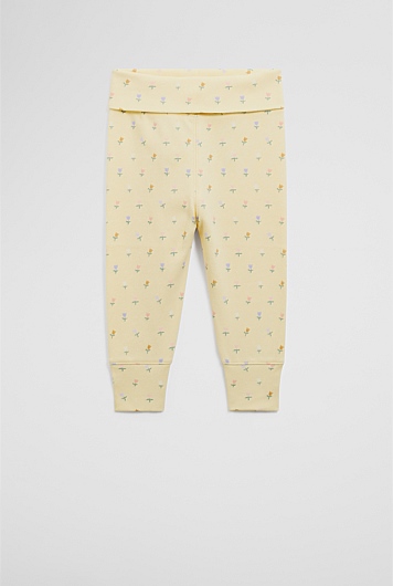 Organically Grown Cotton Fold Over Soft Pant