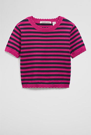 Stripe Knit Top