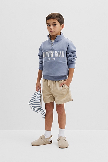 Verified Australian Cotton Heritage Half Zip Sweat