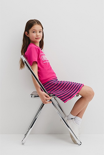 Stripe Knit Skirt