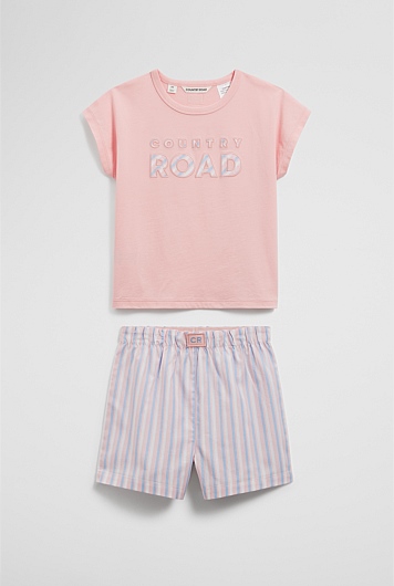 Logo Boxer Pyjama Set