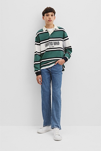 Teen Australian Cotton Panelled Rugby Shirt