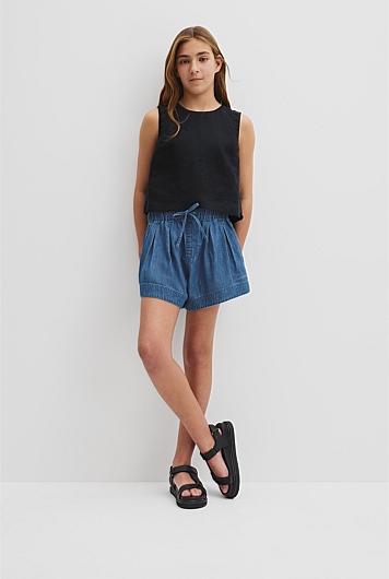 Teen Organically Grown Linen Tank