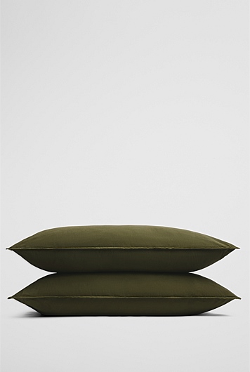 Brae Australian Cotton King Pillowcase Pair