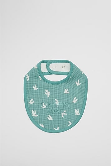 Organically Grown Cotton Waffle Bib