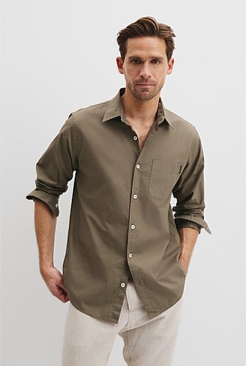 Australian Cotton Poplin Shirt
