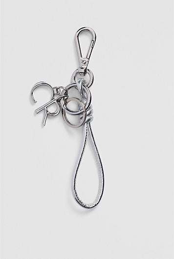 CR Letter Charm Keyring