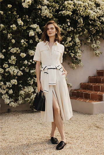 Australian Cotton Lady Like Shirt Dress