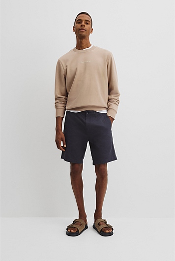 Cotton Stretch Textured Short